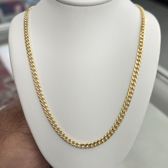 14kt Real Gold Miami Cuban Style Chain 3.6 mm 18 Inches